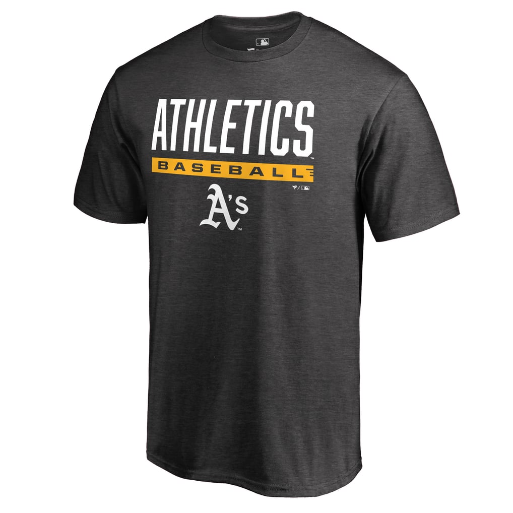 Athletics Win Stripe T-Shirt - Ash
