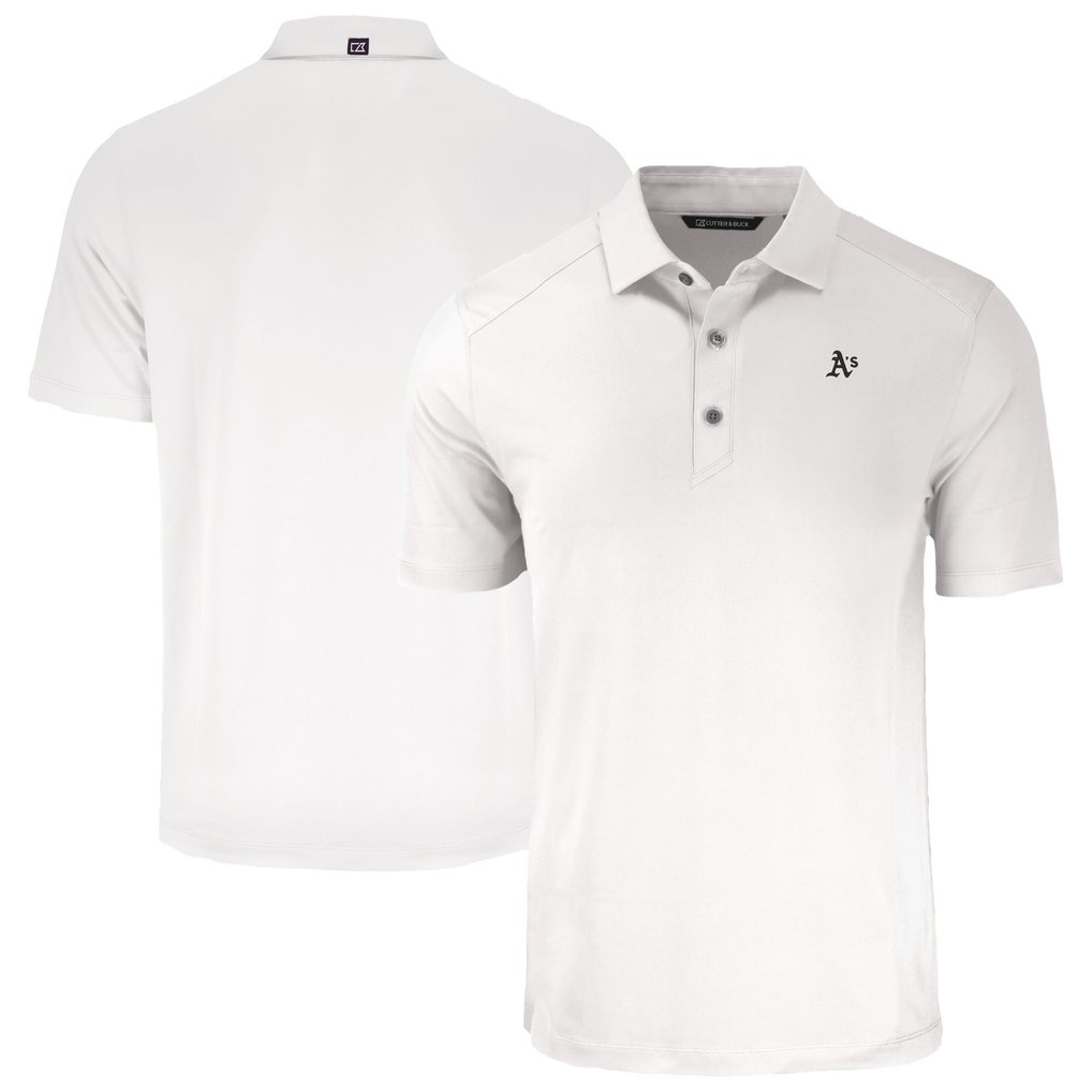 Athletics Cutter & Buck Forge Eco Recycled Polo - White