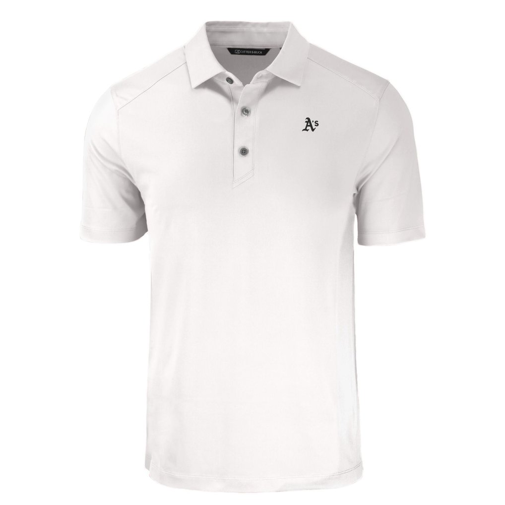 Athletics Cutter & Buck Forge Eco Recycled Polo - White