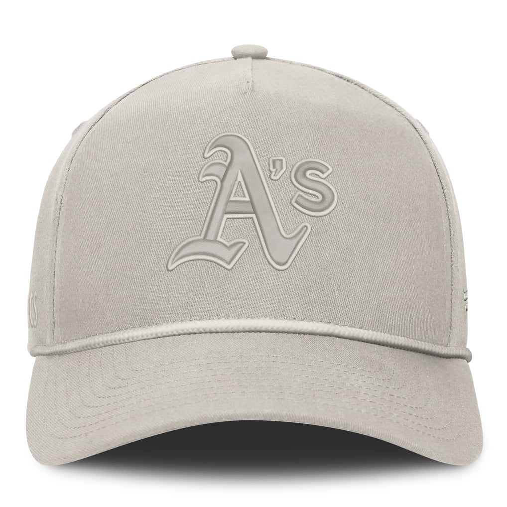  Athletics Fanatics Undertone A-Frame Adjustable Hat - Stone