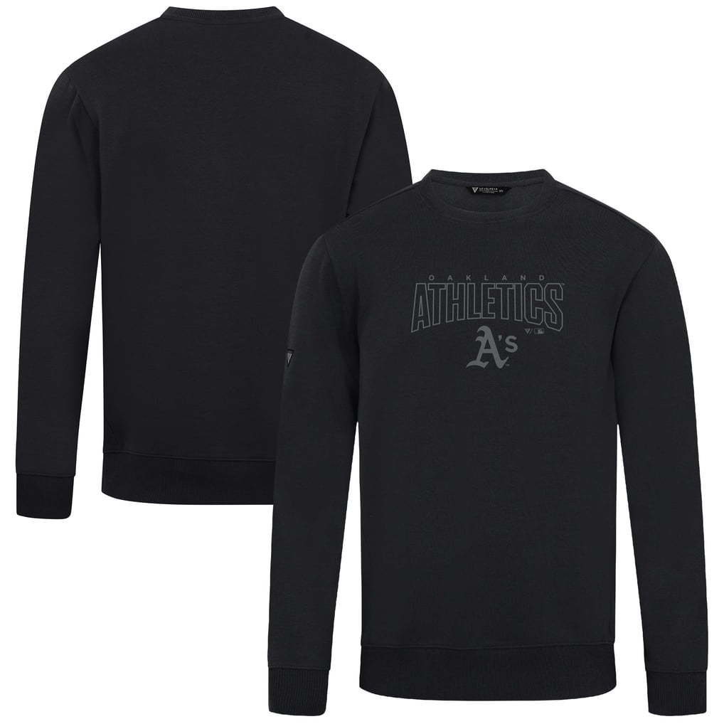  Oakland Athletics Levelwear Zane Darkmoon Pullover Sweatshirt - Black