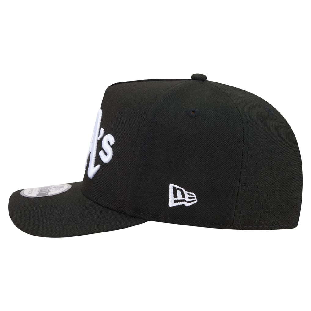 Athletics New Era Motion A-Frame 9FIFTY Snapback Hat - Black
