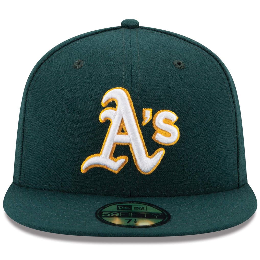 Athletics New Era Road Authentic Collection On Field 59FIFTY Performance Fitted Hat - Green