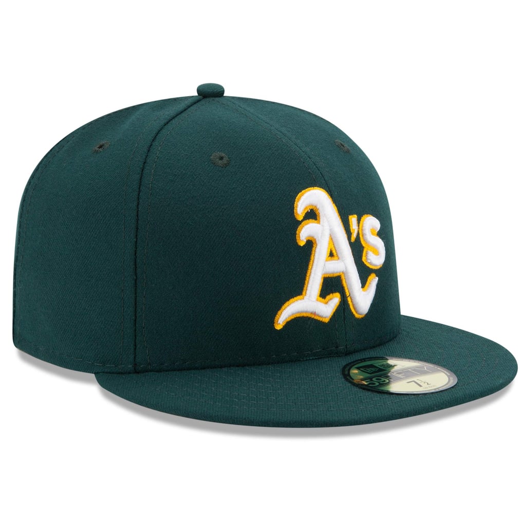 Athletics New Era Road Authentic Collection On Field 59FIFTY Performance Fitted Hat - Green