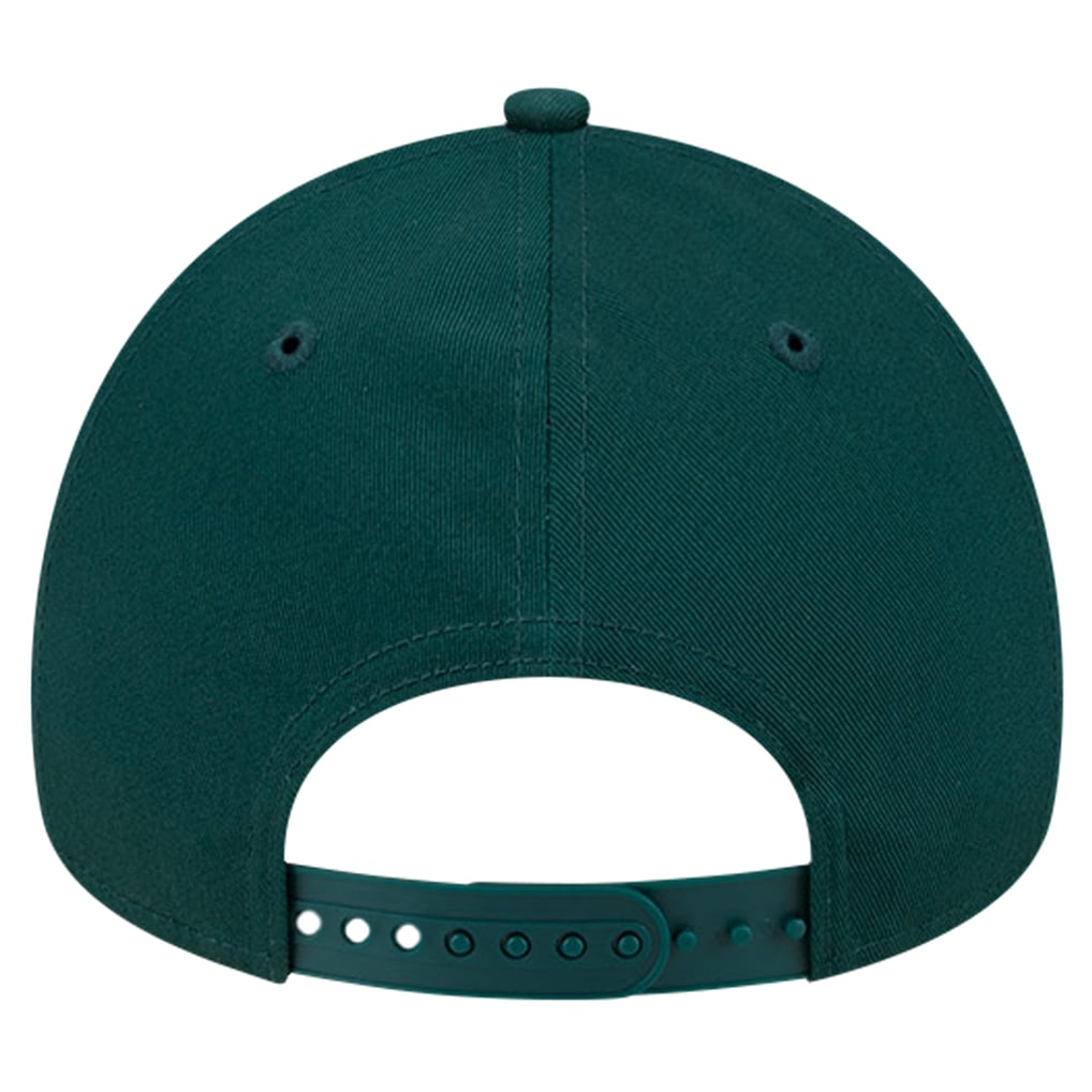 Athletics New Era Team Color A-Frame 9FORTY Adjustable Hat - Green