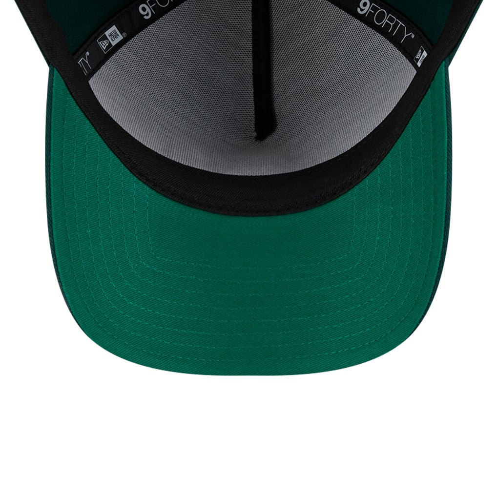 Athletics New Era Team Color A-Frame 9FORTY Adjustable Hat - Green