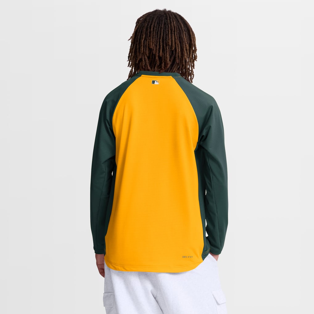 Athletics Nike Authentic Collection Raglan Dri-FIT Sweatshirt - Gold