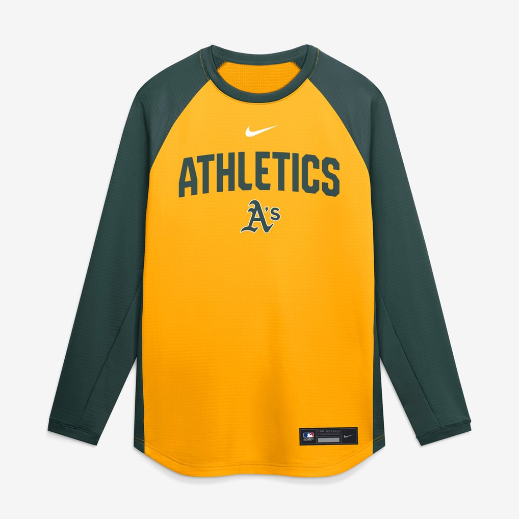 Athletics Nike Authentic Collection Raglan Dri-FIT Sweatshirt - Gold