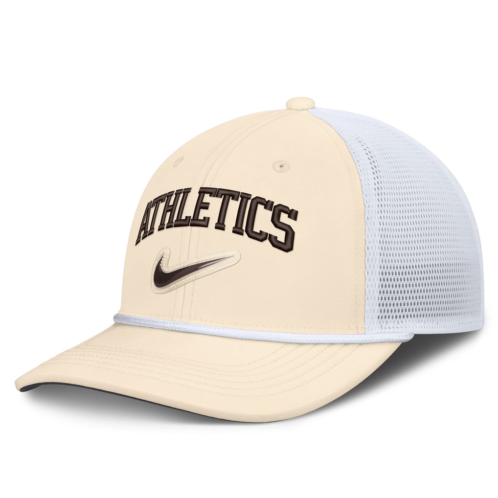 Athletics Nike Rise Dri-FIT Trucker Adjustable Hat​ - Natural/White