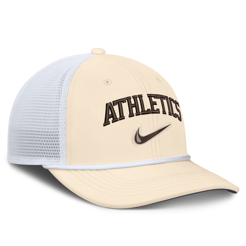 Athletics Nike Rise Dri-FIT Trucker Adjustable Hat​ - Natural/White