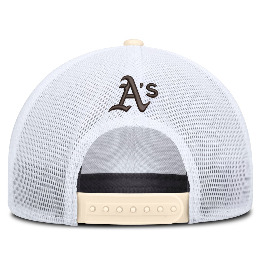 Athletics Nike Rise Dri-FIT Trucker Adjustable Hat​ - Natural/White