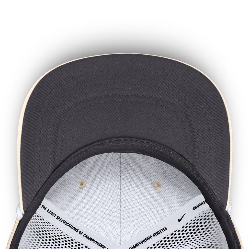 Athletics Nike Rise Dri-FIT Trucker Adjustable Hat​ - Natural/White