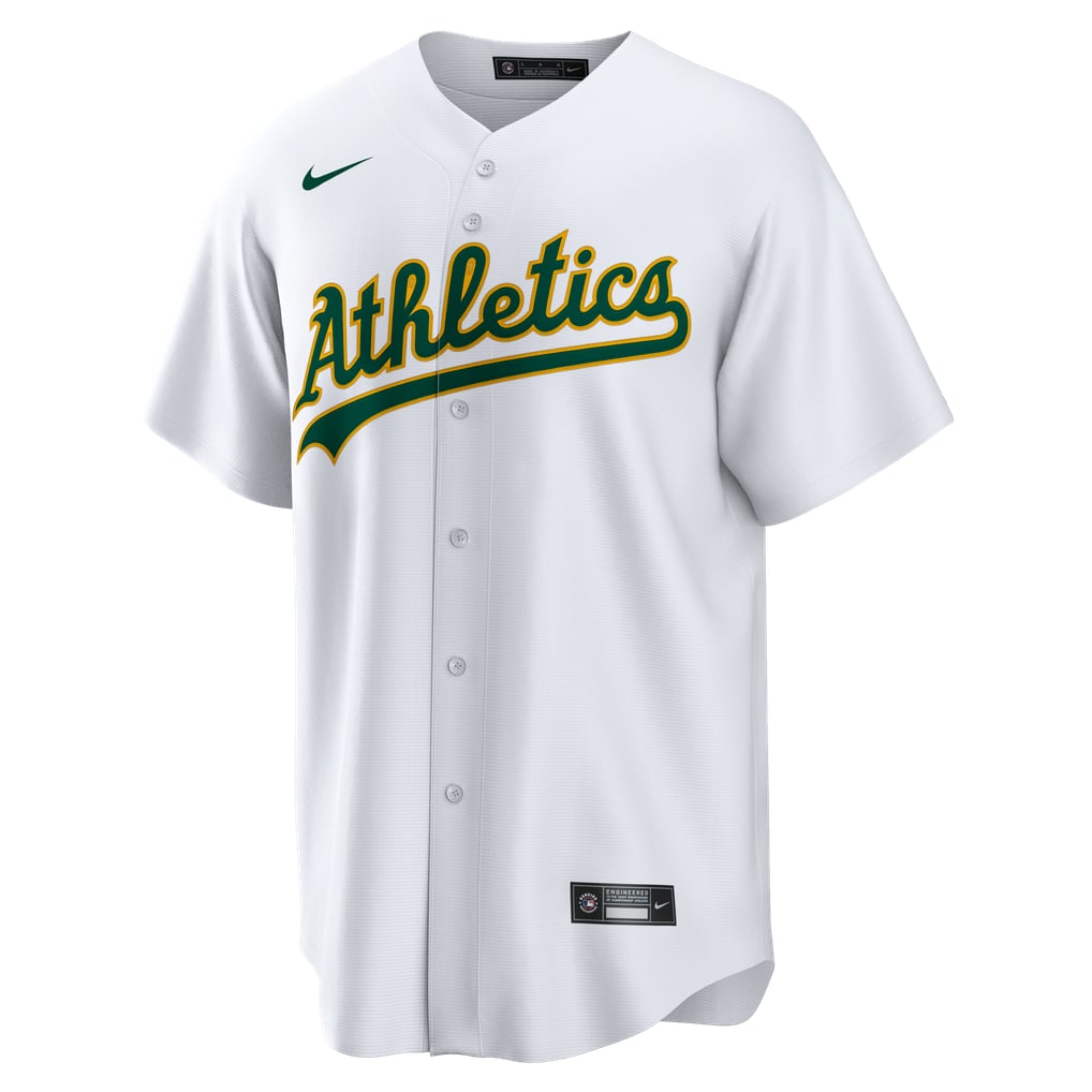 Athletics Nike Home Big & Tall Replica Jersey - White