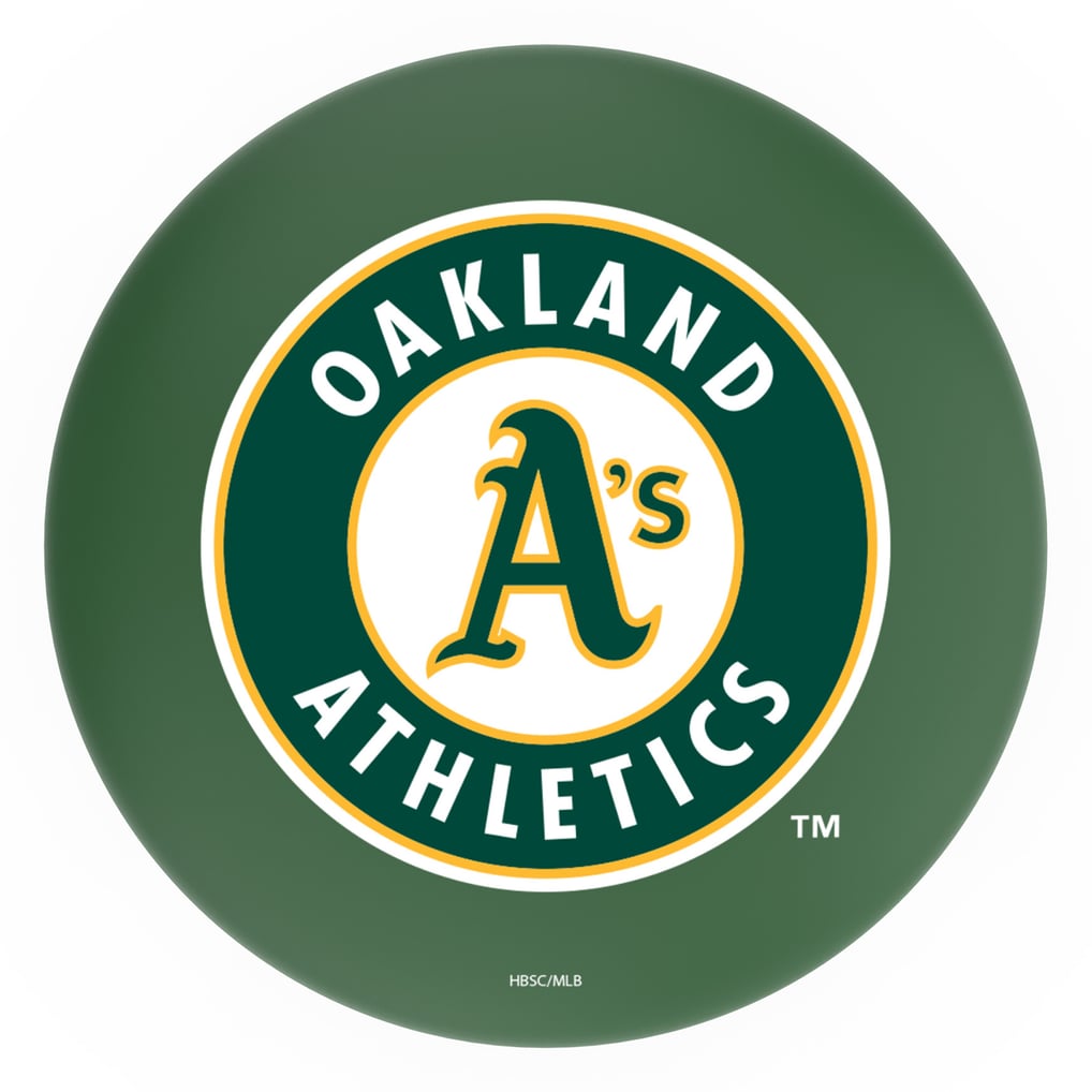 Oakland Athletics 30" Swivel Counter Stool with Chrome Accent