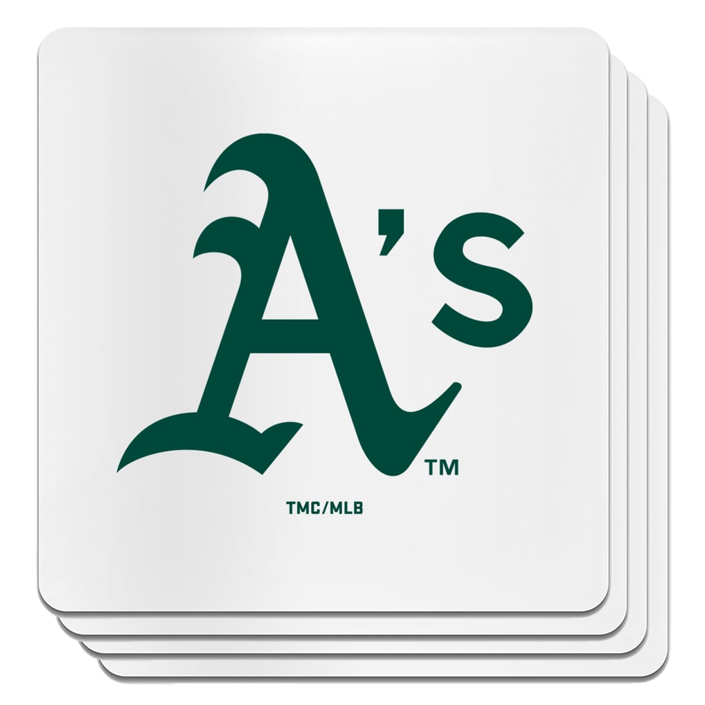 Athletics The Memory Company Square Ceramic Coaster Set