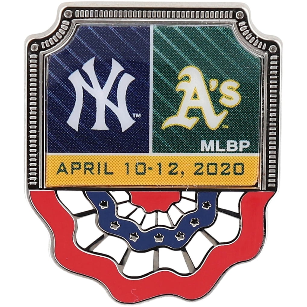 Athletics vs. New York Yankees WinCraft 2020 Matchup Pin