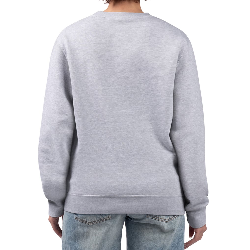 Athletics Starter Women's Groovy Script Team Fleece Pullover Sweatshirt - Gray