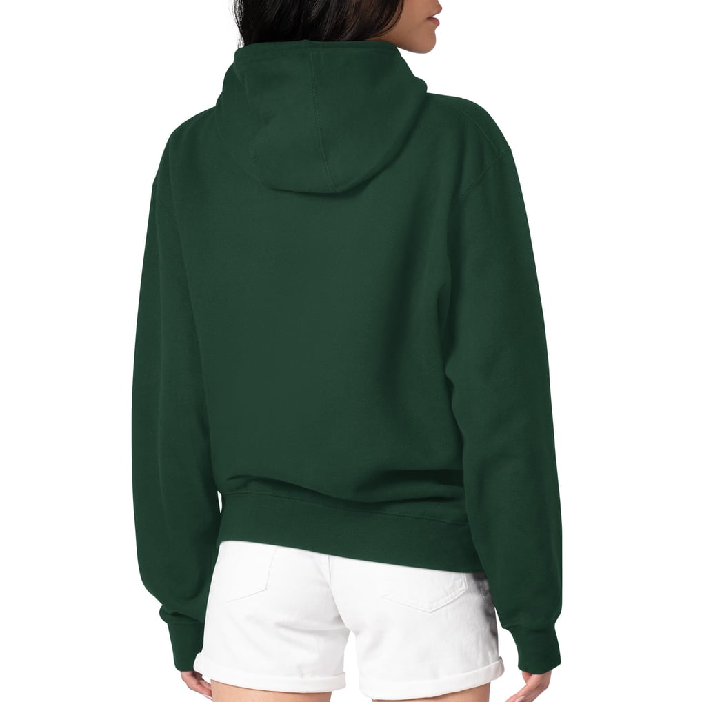 Athletics Starter Women's Fireworks Fleece Tri-Blend Pullover Hoodie - Green