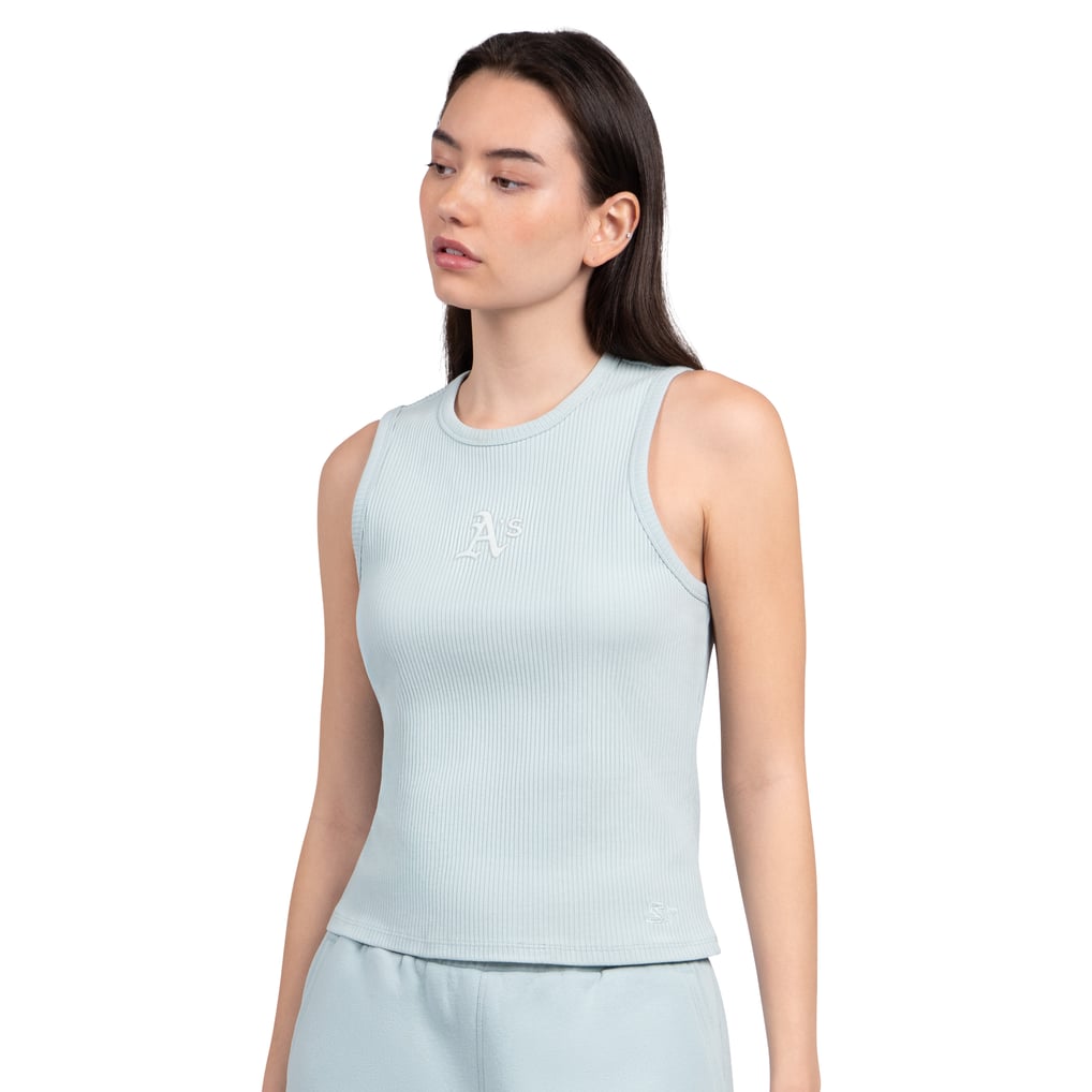 Athletics Starter Women's Pastels Ribbed Tank Top - Mint