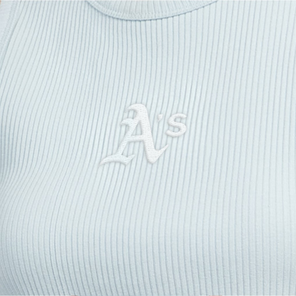 Athletics Starter Women's Pastels Ribbed Tank Top - Mint