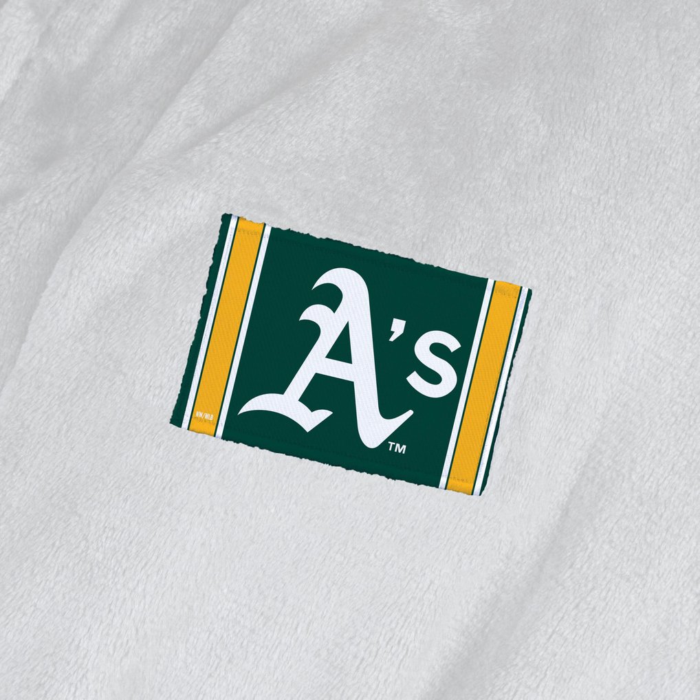 Oakland Athletics The Northwest Group Women's Silk Touch Robe - White