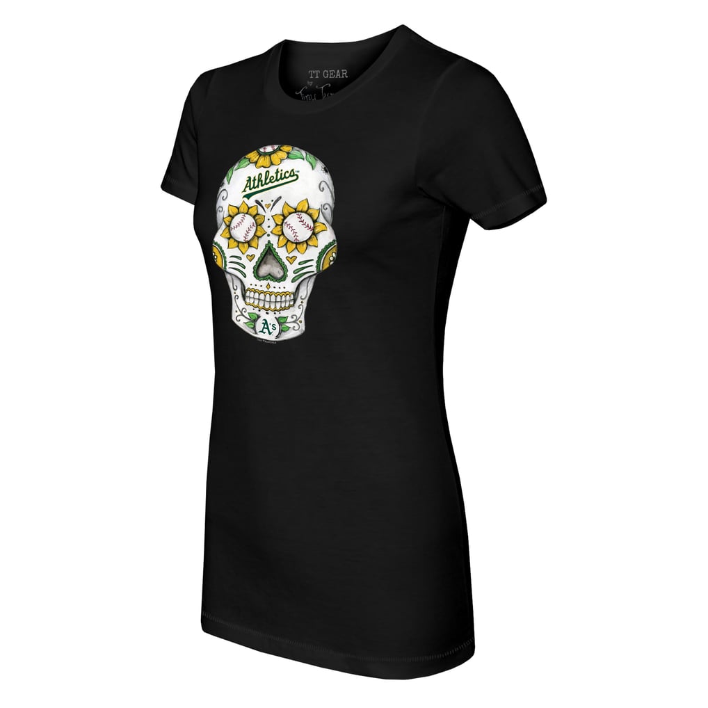 Athletics Tiny Turnip Women's Sugar Skull T-Shirt - Black