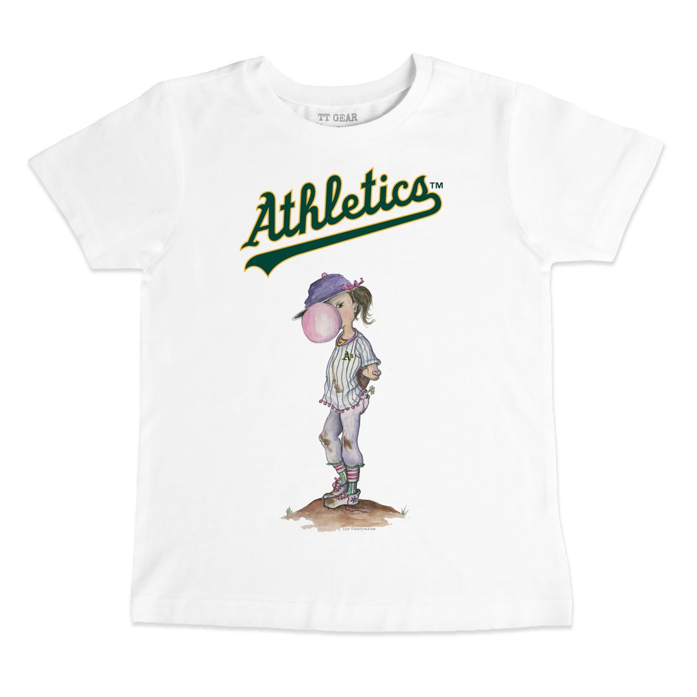 Athletics Tiny Turnip Youth Bubbles T-Shirt - White