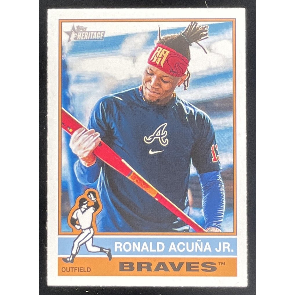 2025 Topps Heritage Image Variations #367 Ronald Acuna Jr.