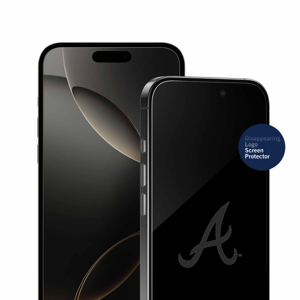 Atlanta Braves Disappearing Logo iPhone Screen Protector
