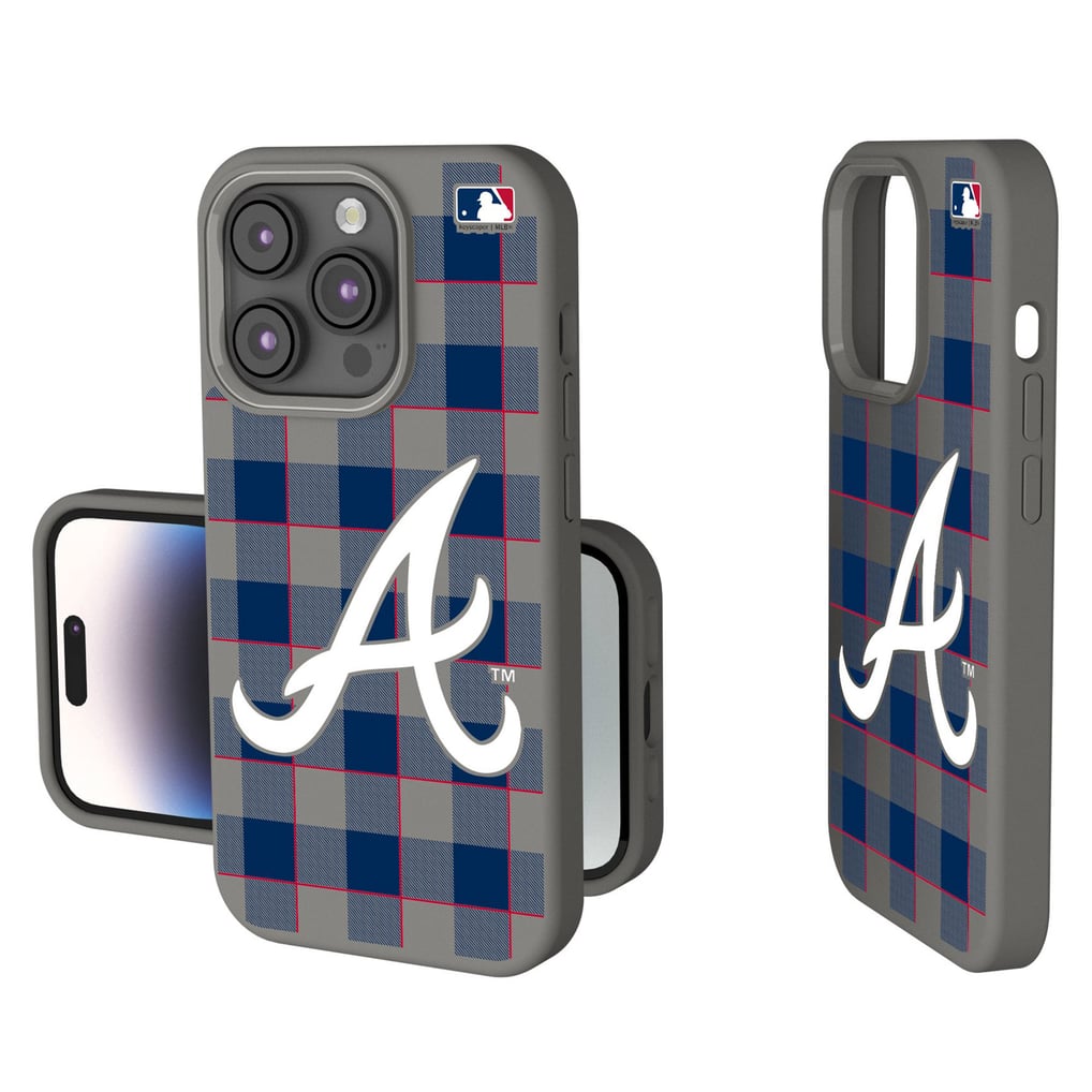 Atlanta Braves Keyscaper Plaid Soft Touch iPhone Case