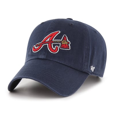 Atlanta Braves '47 Clean Up Adjustable Hat - Navy