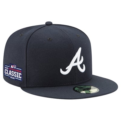 Atlanta Braves New Era 2026 Little League Classic Authentic Collection 59FIFTY Fitted Hat - Navy
