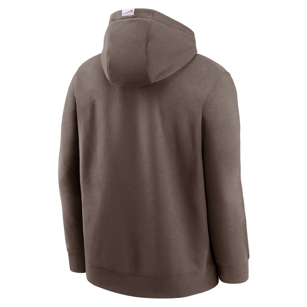 Atlanta Braves Nike Statement Pullover Hoodie - Light Brown
