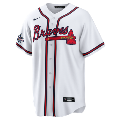 Atlanta Braves Nike Home Replica Team Jersey - White