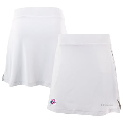 Atlanta Braves Columbia Women's Omni-Wick Best One Yet Skort - White