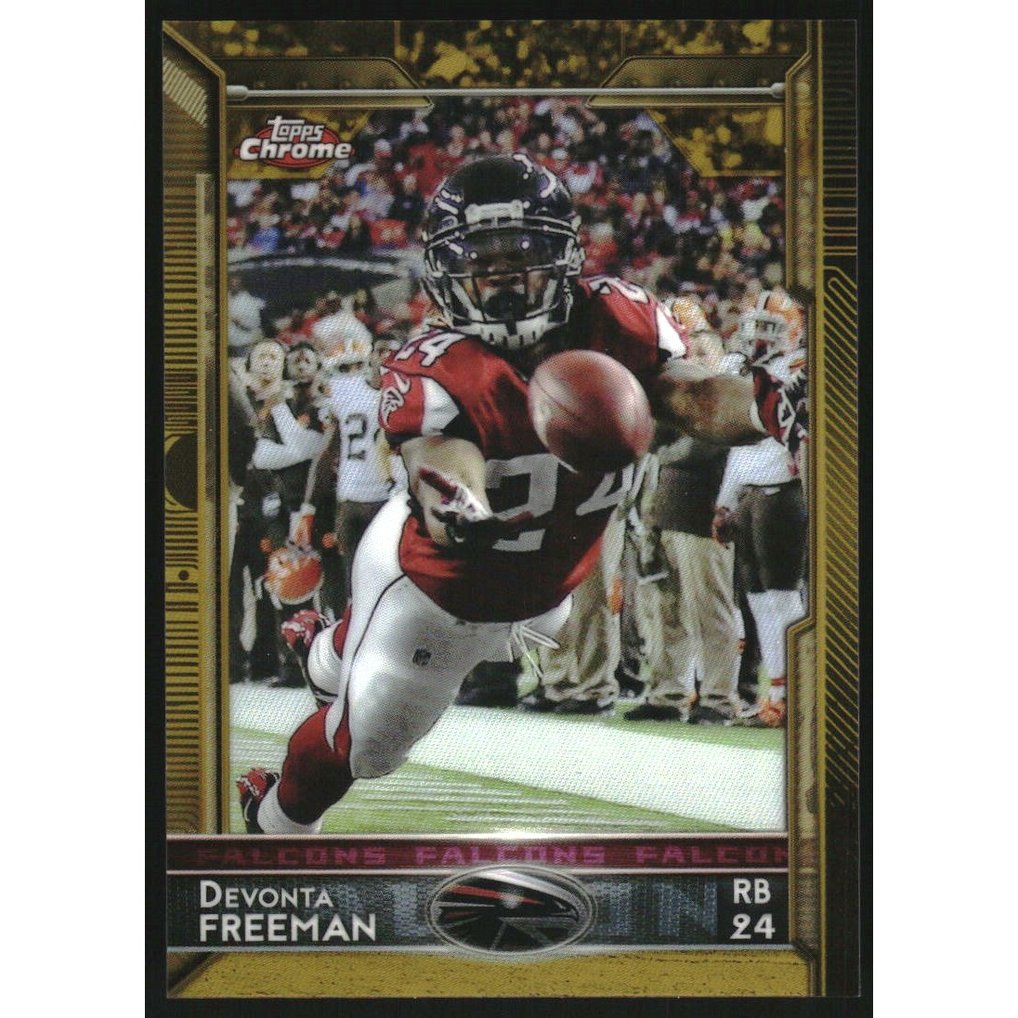 2015 Topps Chrome Gold Refractors #94 Devonta Freeman