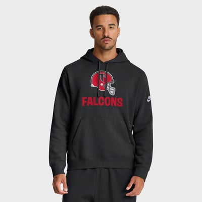 Atlanta Falcons Nike Best Season Rewind Club Pullover Hoodie - Black