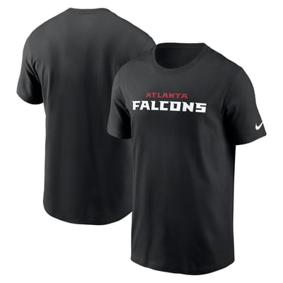 Atlanta Falcons Nike Team Wordmark Essential T-Shirt - Black