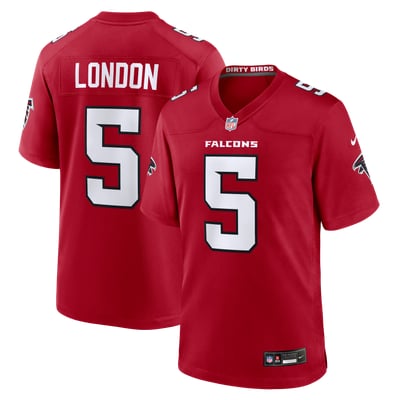 Drake London Atlanta Falcons Nike Game Jersey - Red