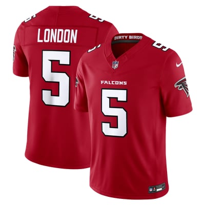 Drake London Atlanta Falcons Nike Team Vapor F.U.S.E. Stitched Limited Jersey - Red