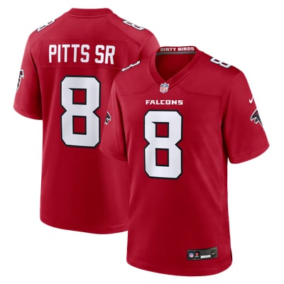 Kyle Pitts Sr. Atlanta Falcons Nike Game Jersey - Red