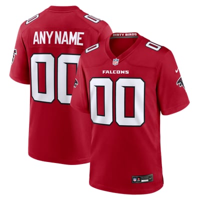 Atlanta Falcons Nike Custom Game Jersey - Red