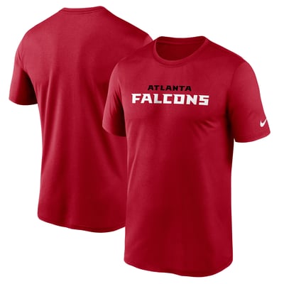 Atlanta Falcons Nike Wordmark Legend Performance T-Shirt - Red