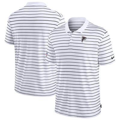 Atlanta Falcons Nike Sideline Lock Up Victory Performance Polo - White