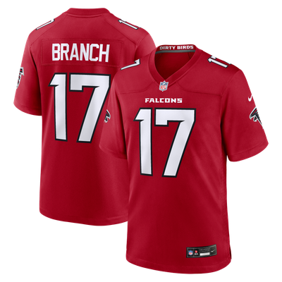Zachariah Branch Atlanta Falcons Nike Team Game Jersey - Red