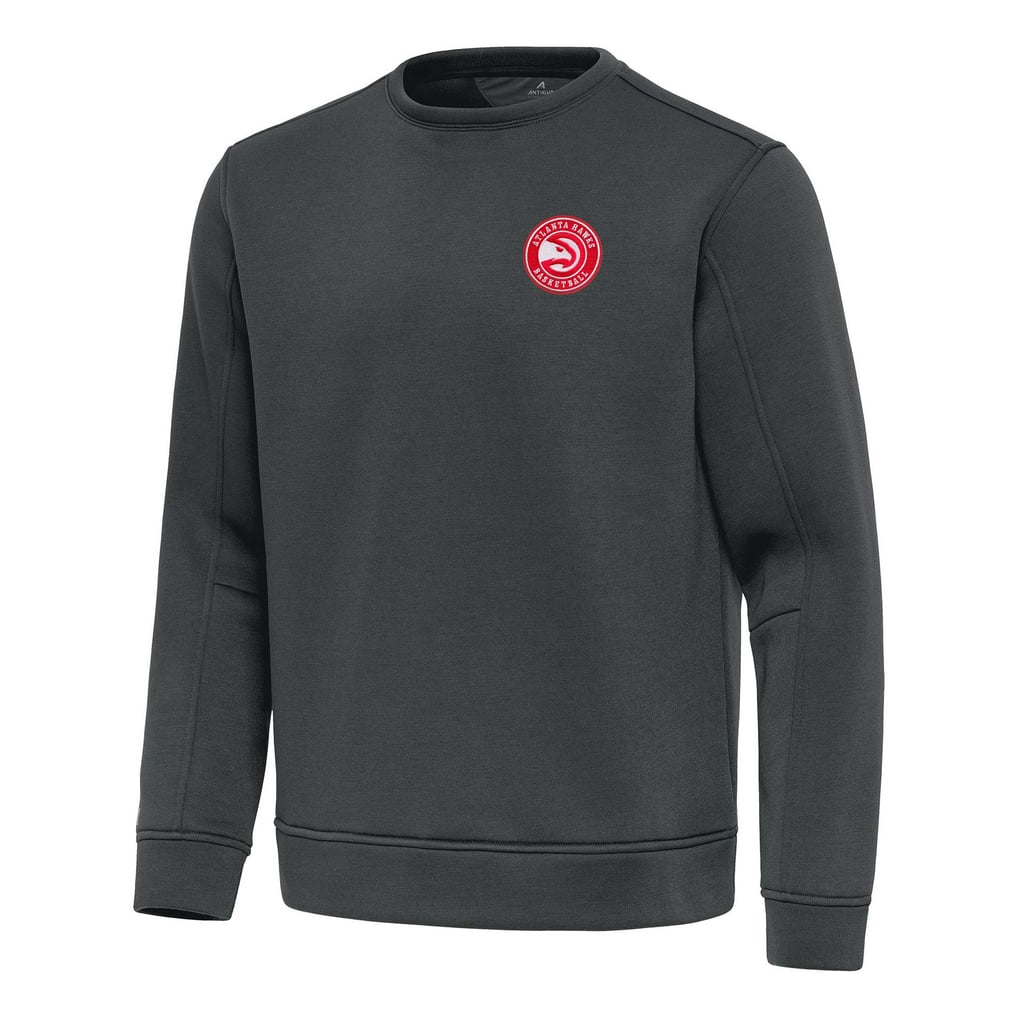  Atlanta Hawks Antigua Relevant Pullover Sweatshirt - Pewter