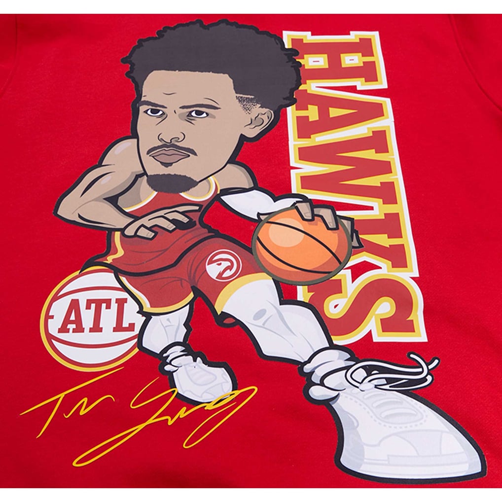 Trae Young Atlanta Hawks Pro Standard Avatar Pullover Sweatshirt - Red