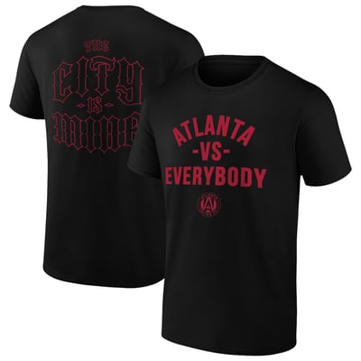 Atlanta United FC Paper Planes Unisex The City Is Mine T-Shirt - Black
