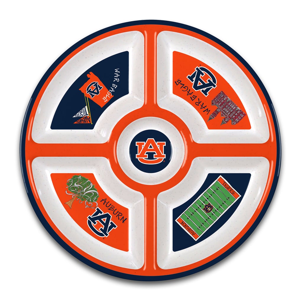 Auburn Tigers Five-Section Melamine Platter