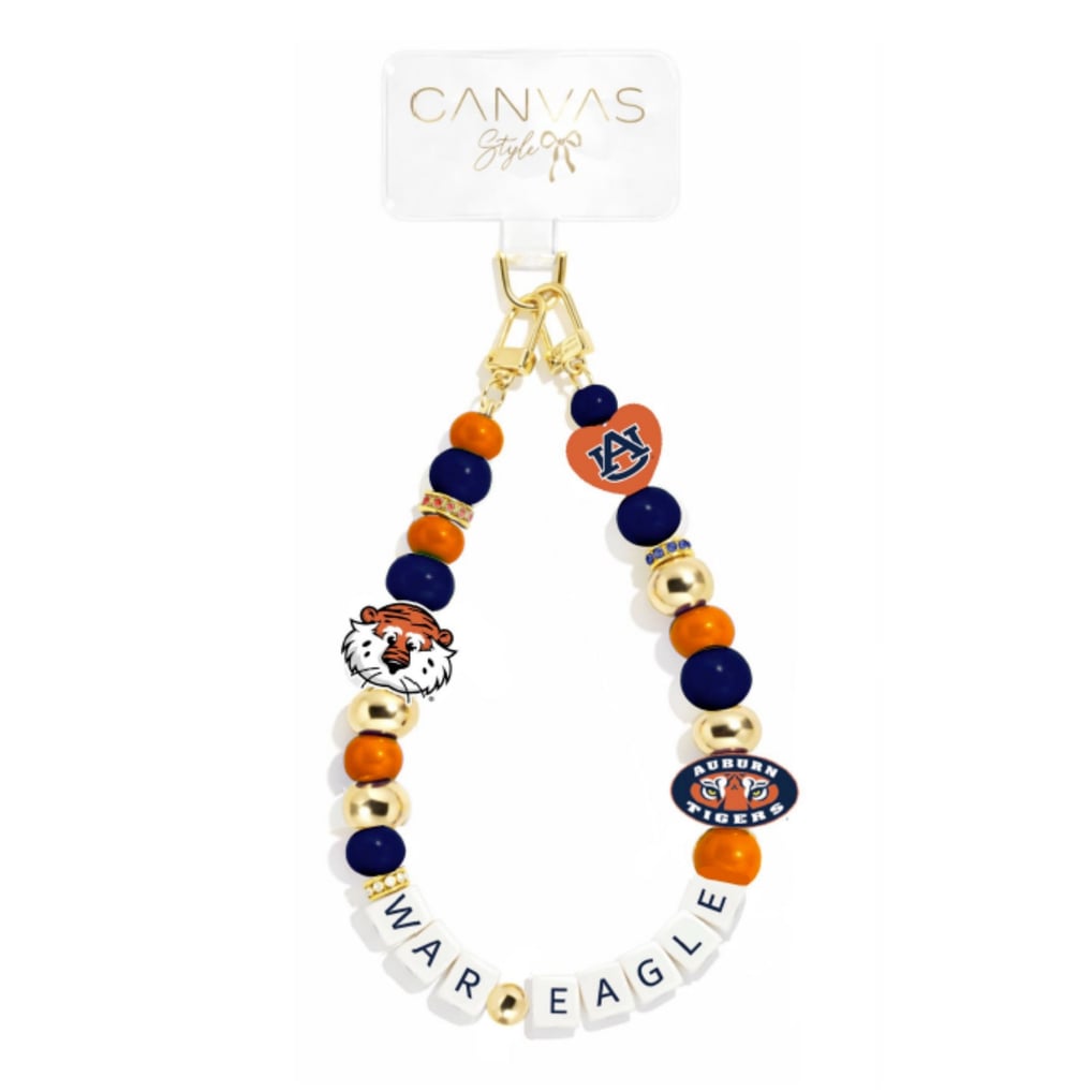 Auburn Tigers CANVAS Style Beaded Wrislet
